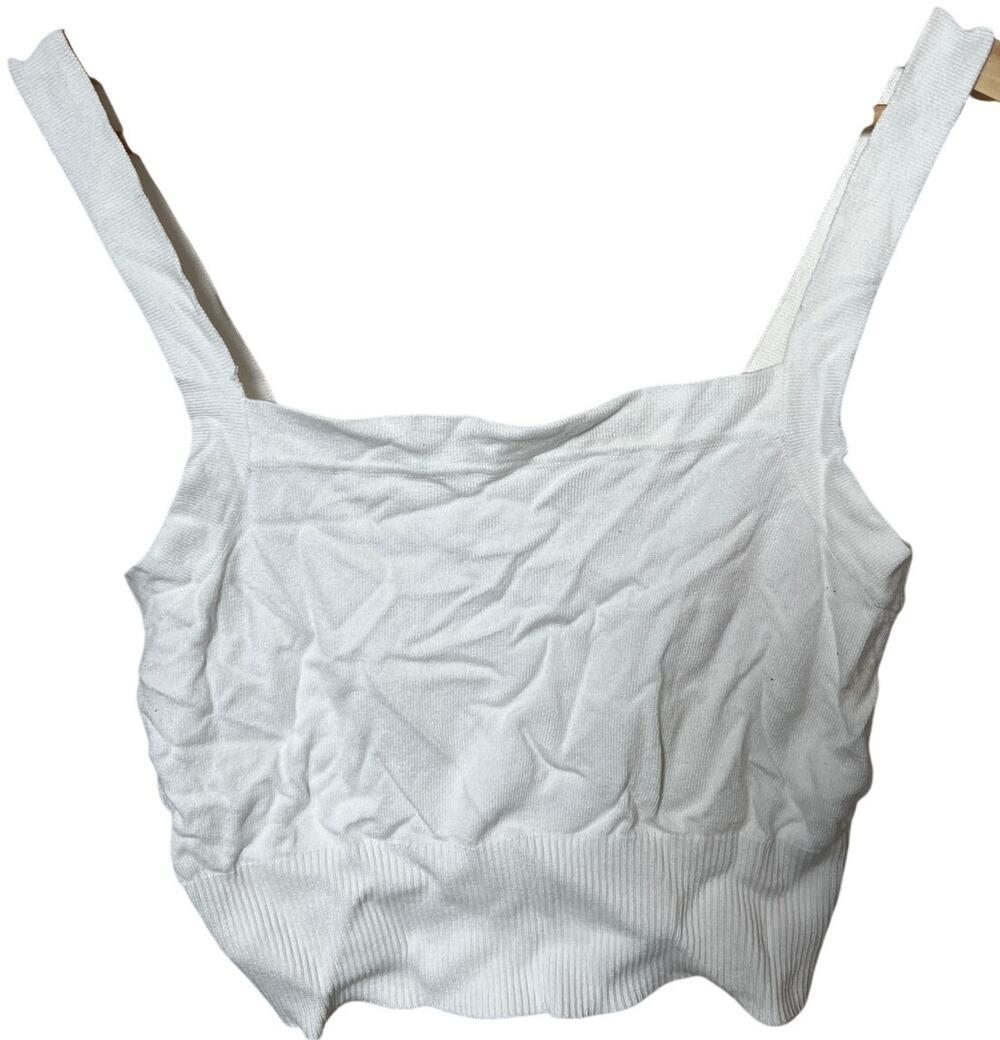 Garage Women White Light Essential Top Size Medium